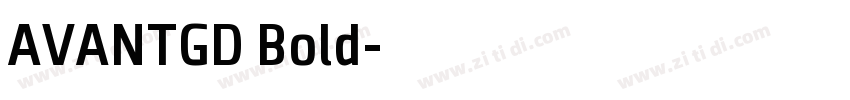 AVANTGD Bold字体转换